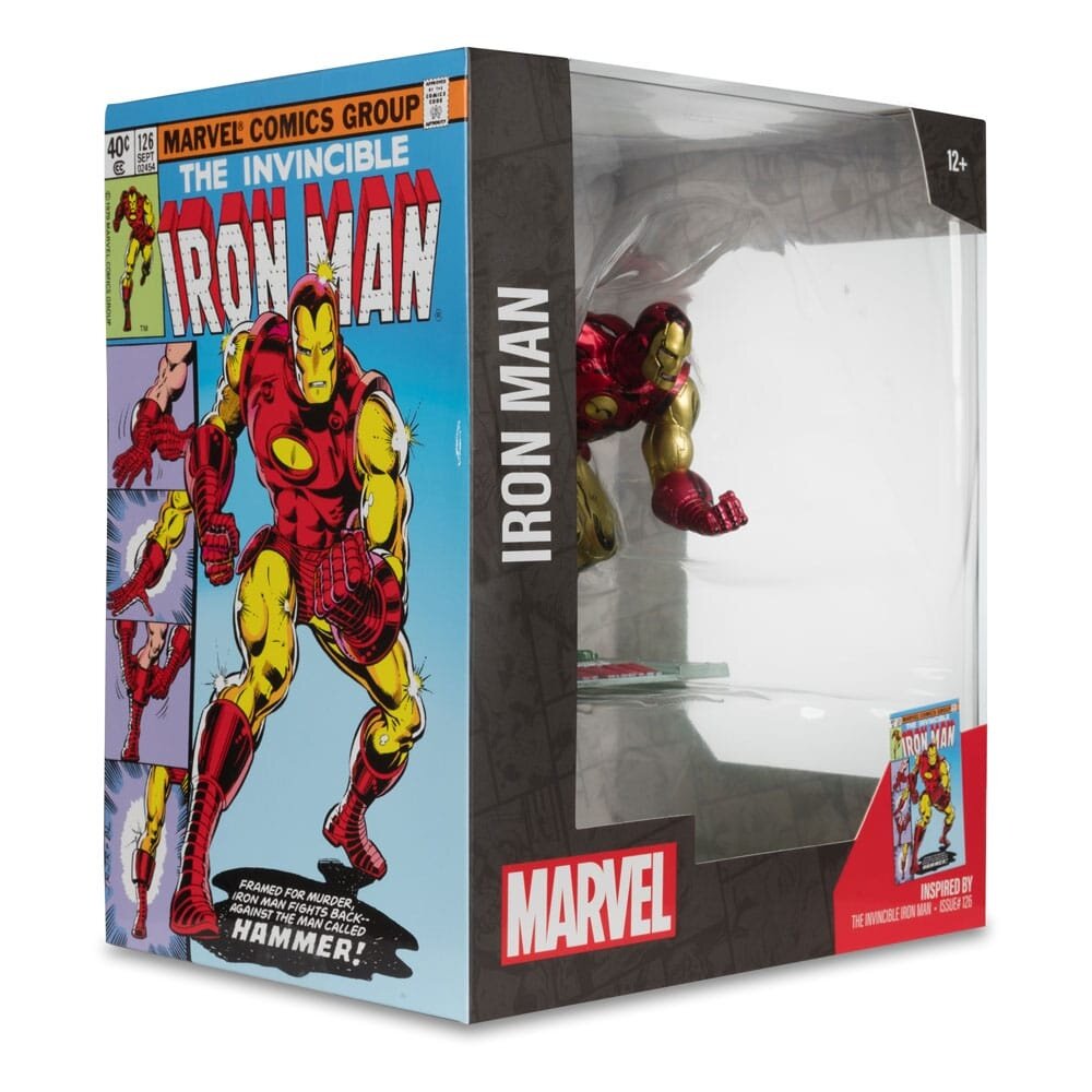 McFarlane Toys Marvel PVC Statue 1/10 Iron Man (The Invincible Iron Man #126) 11 cm McFarlane Toys Marvel PVC Statue 1/10 Iron Man (The Invincible Iron Man #126) 11 cm