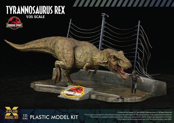Jurassic Park Plastic Model Kit 1/35 Tyrannosaurus Rex 42 cm Jurassic Park Plastic Model Kit 1/35 Tyrannosaurus Rex 42 cm