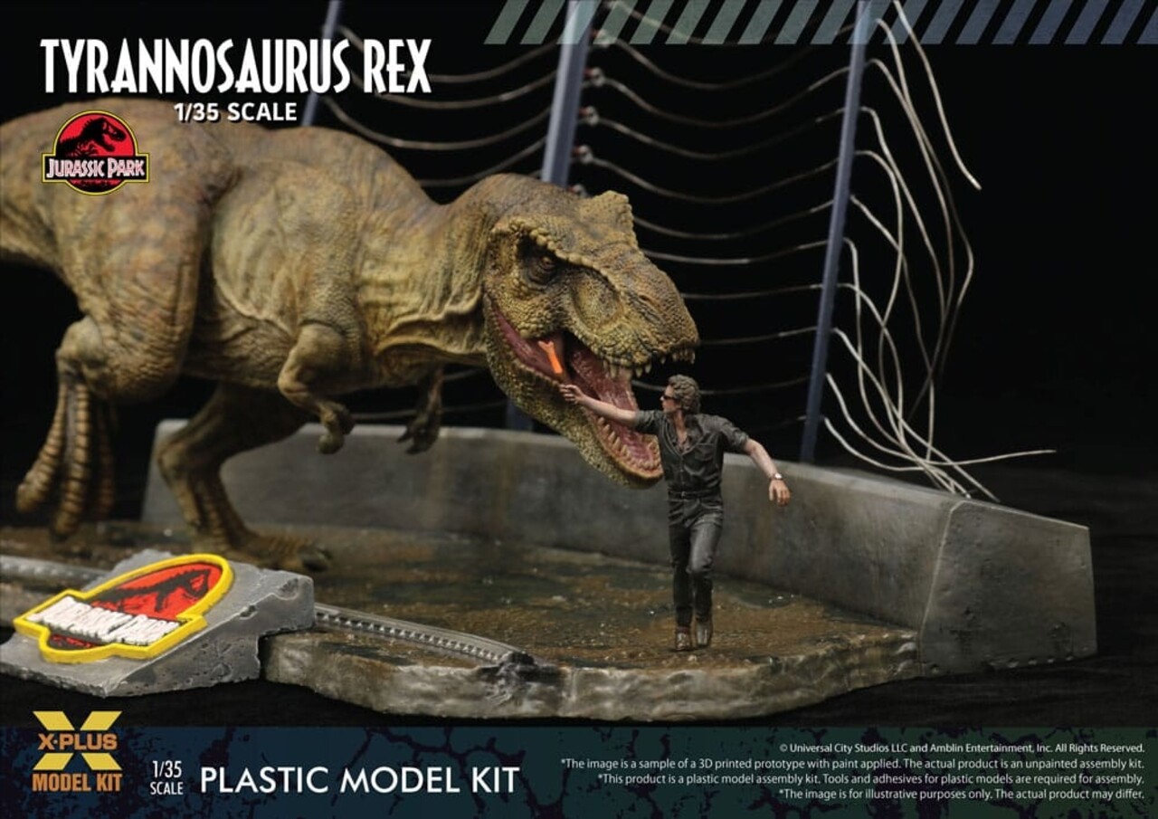 Jurassic Park Plastic Model Kit 1/35 Tyrannosaurus Rex 42 cm Jurassic Park Plastic Model Kit 1/35 Tyrannosaurus Rex 42 cm
