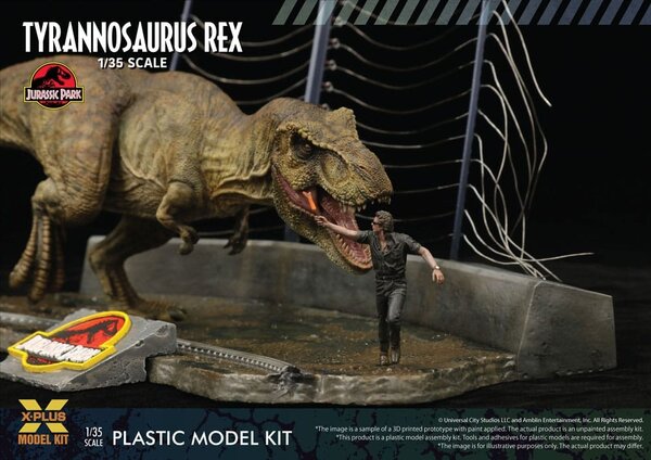 Jurassic Park Plastic Model Kit 1/35 Tyrannosaurus Rex 42 cm Jurassic Park Plastic Model Kit 1/35 Tyrannosaurus Rex 42 cm
