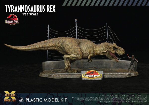 Jurassic Park Plastic Model Kit 1/35 Tyrannosaurus Rex 42 cm Jurassic Park Plastic Model Kit 1/35 Tyrannosaurus Rex 42 cm