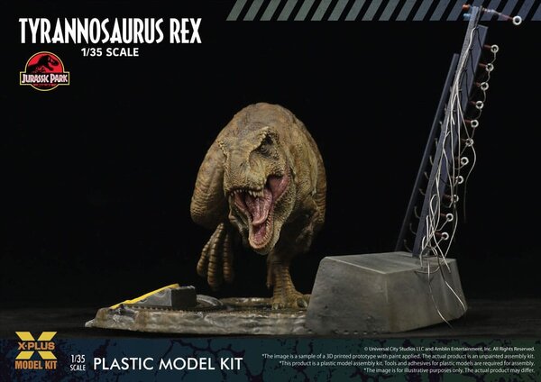 Jurassic Park Plastic Model Kit 1/35 Tyrannosaurus Rex 42 cm Jurassic Park Plastic Model Kit 1/35 Tyrannosaurus Rex 42 cm