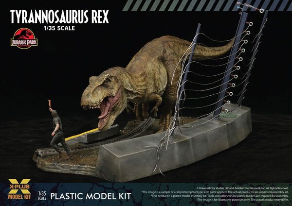 Jurassic Park Plastic Model Kit 1/35 Tyrannosaurus Rex 42 cm Jurassic Park Plastic Model Kit 1/35 Tyrannosaurus Rex 42 cm
