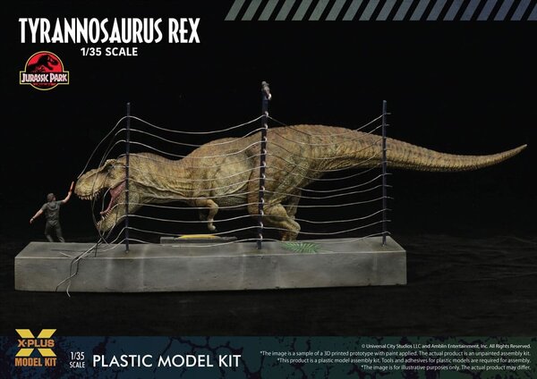 Jurassic Park Plastic Model Kit 1/35 Tyrannosaurus Rex 42 cm Jurassic Park Plastic Model Kit 1/35 Tyrannosaurus Rex 42 cm