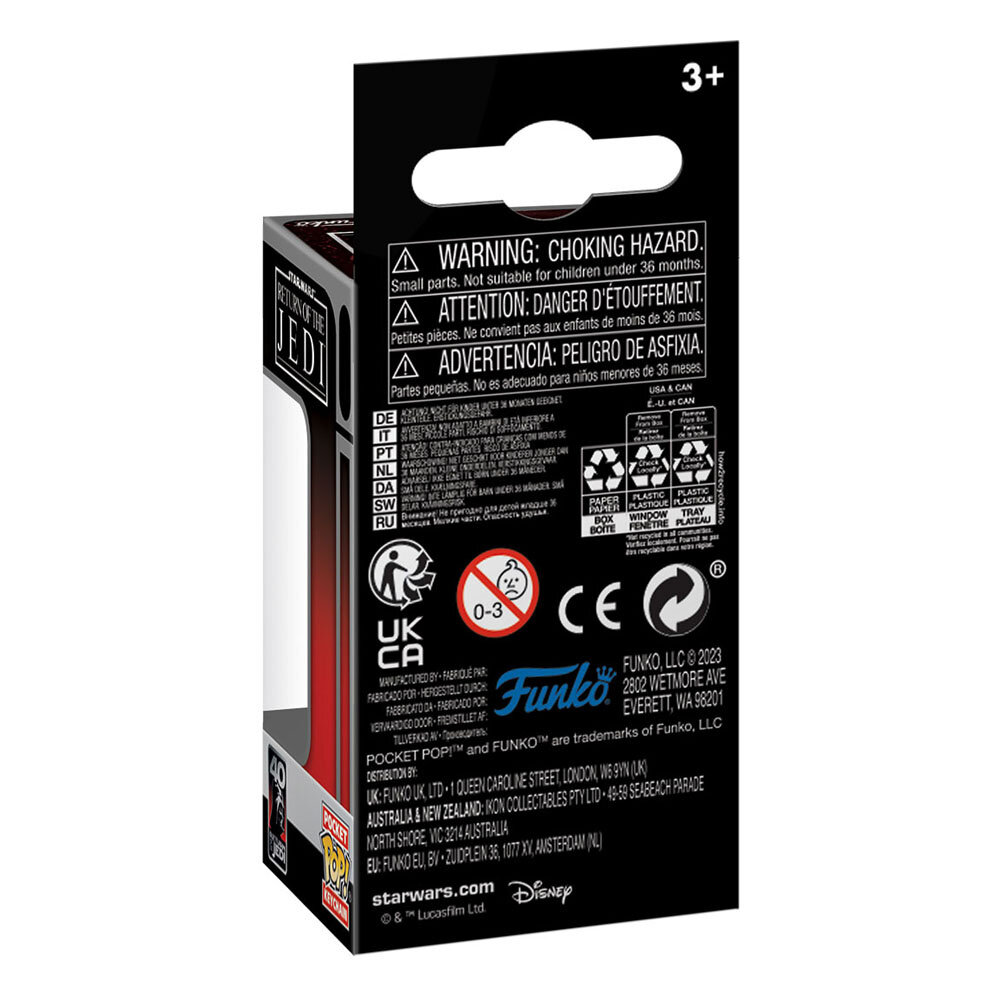 Funko Star Wars Return of the Jedi POP! Vinyl Darth Vader Sleutelhanger Funko Star Wars Return of the Jedi POP! Vinyl Darth Vader Sleutelhanger
