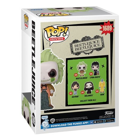 Funko Beetlejuice 2 POP! Movies Vinyl Figure Beetlejuice #1689 Funko Beetlejuice 2 POP! Movies Vinyl Figure Beetlejuice #1689