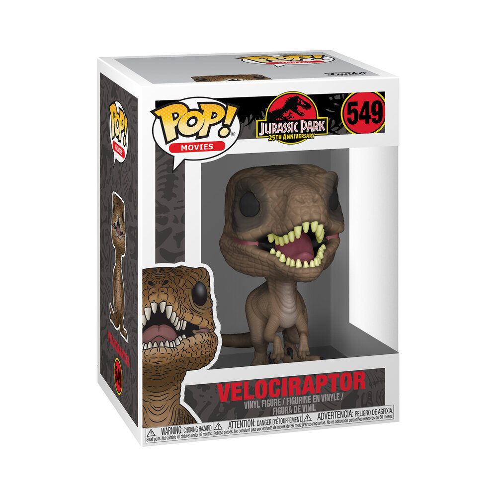 Funko Jurassic Park POP! Movies Vinyl Figure Velociraptor #549 Funko Jurassic Park POP! Movies Vinyl Figure Velociraptor #549