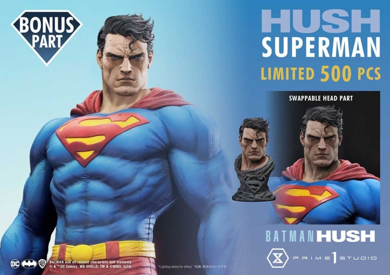 Prime 1 Studio DC Comics Premium Masterline Series Statue 1/4 Batman: Hush (Comic) Superman Bonus Version 77 cm Prime 1 Studio DC Comics Premium Masterline Series Statue 1/4 Batman: Hush (Comic) Superman Bonus Version 77 cm