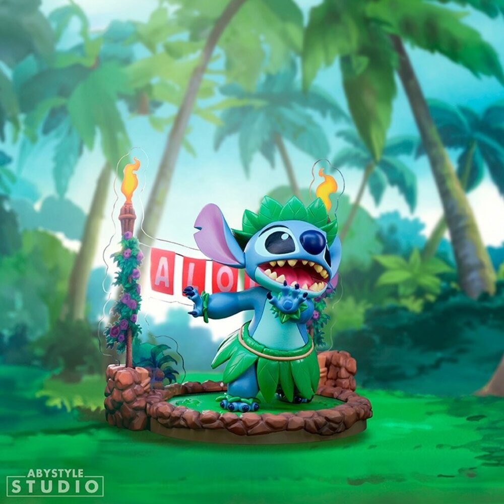ABY Style Lilo & Stitch Statue 1/10 Stitch Hula Dance 10 cm ABY Style Lilo & Stitch Statue 1/10 Stitch Hula Dance 10 cm