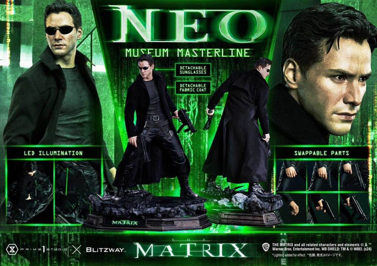 Prime 1 Studio Matrix Museum Masterline Statue 1/3 Neo Bonus Version 71 cm Prime 1 Studio Matrix Museum Masterline Statue 1/3 Neo Bonus Version 71 cm
