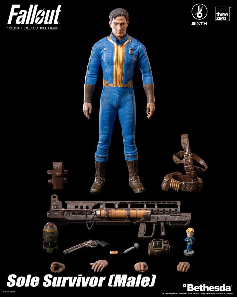 Threezero Fallout FigZero Action Figure 1/6 Sole Survivor (Male) 31 cm Threezero Fallout FigZero Action Figure 1/6 Sole Survivor (Male) 31 cm