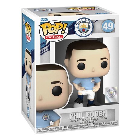 Funko Manchester City F.C. POP! Football Vinyl Figure Phil Foden #49 Funko Manchester City F.C. POP! Football Vinyl Figure Phil Foden #49