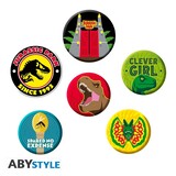 ABY Style Jurassic Park Icons Badge Pack (6x)