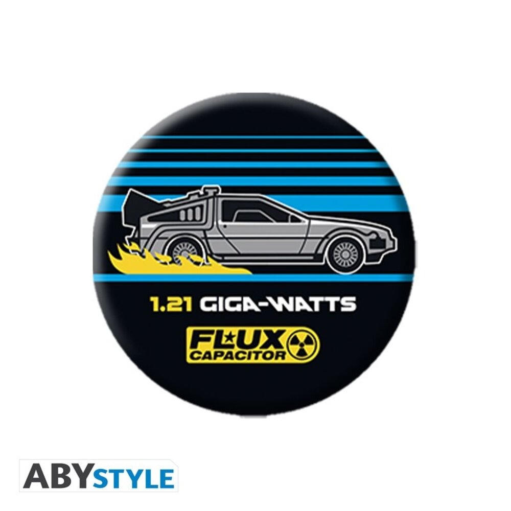 ABY Style Back to the Future Symbols Badge Pins ABY Style Back to the Future Symbols Badge Pins