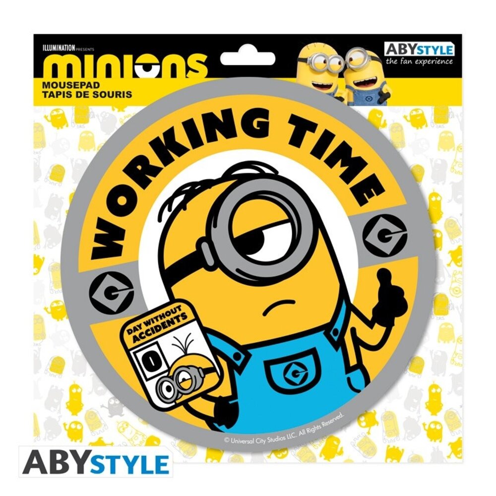 ABY Style Minions Working Time Mousepad ABY Style Minions Working Time Mousepad