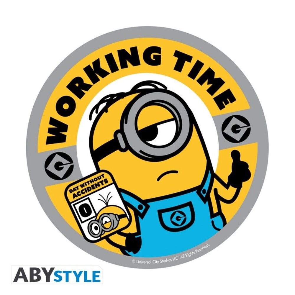 ABY Style Minions Working Time Mousepad ABY Style Minions Working Time Mousepad