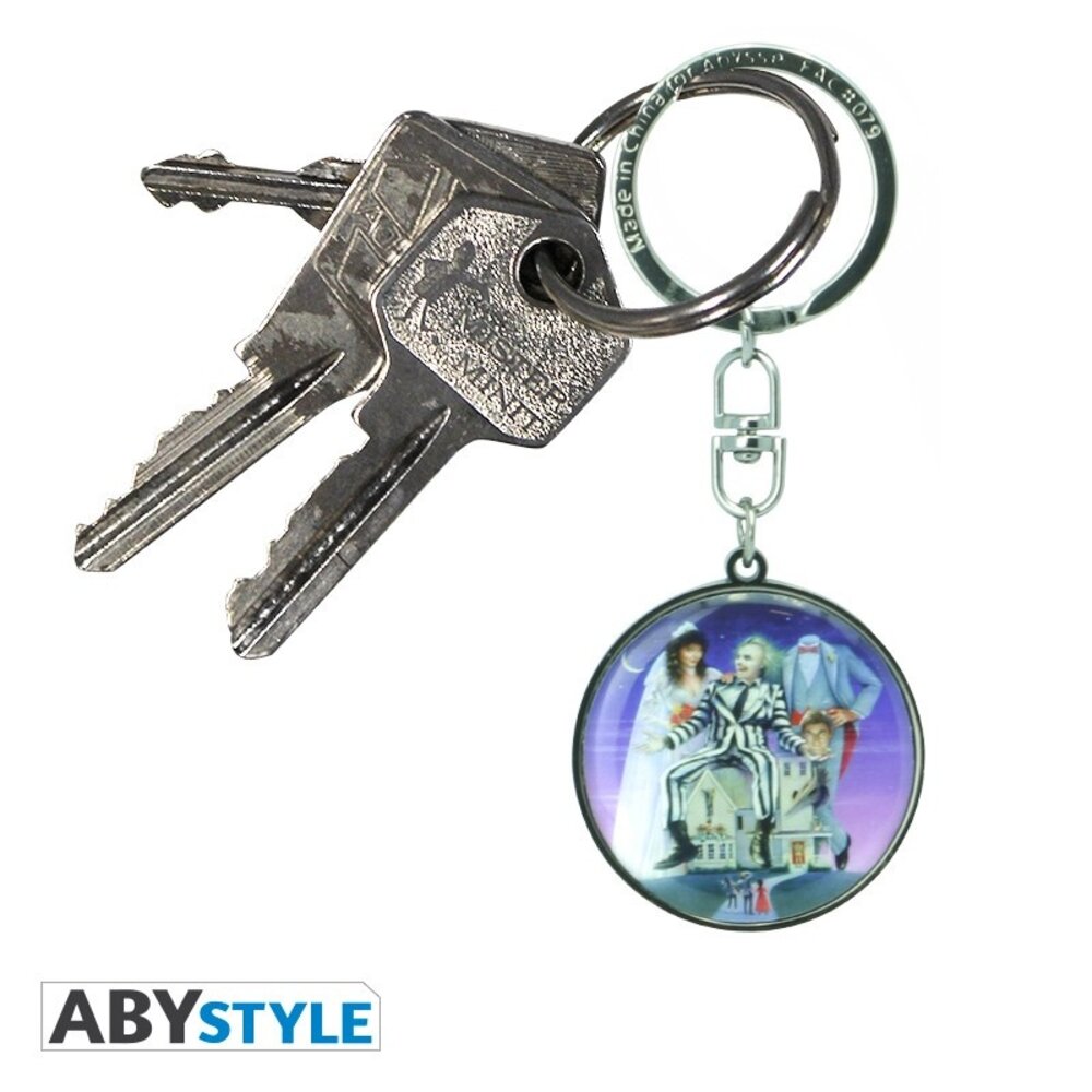 ABY Style Beetlejuice and Maitland Metalen Sleutelhanger ABY Style Beetlejuice and Maitland Metalen Sleutelhanger