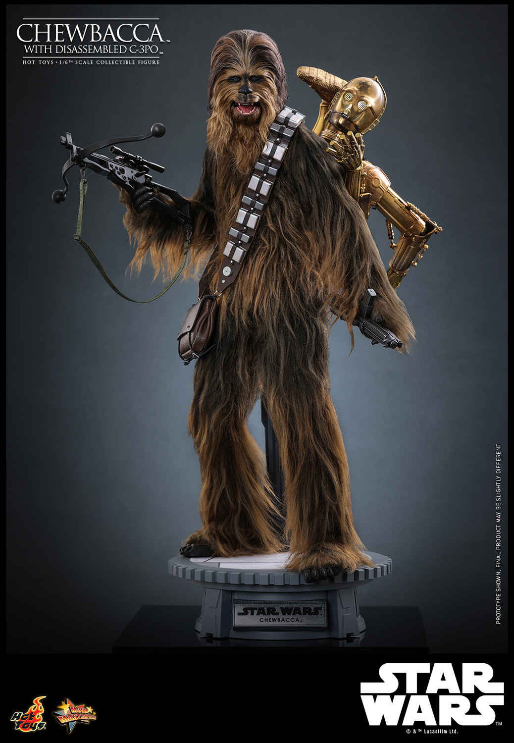 Star Wars Episode V Action Figure 1/6 Chewbacca with Disassembled