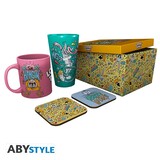 ABY Style Looney Tunes Gift Set (XXL Glass + Coasters + Mug) ABY Style Looney Tunes Gift Set (XXL Glass + Coasters + Mug)