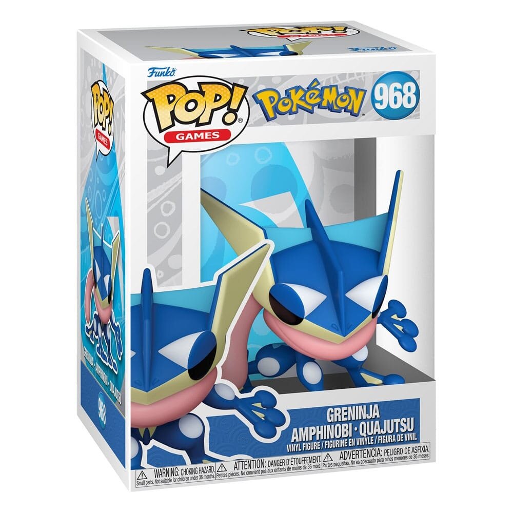 Funko Pokemon POP! Games Vinyl Figure Greninja #968 Funko Pokemon POP! Games Vinyl Figure Greninja #968