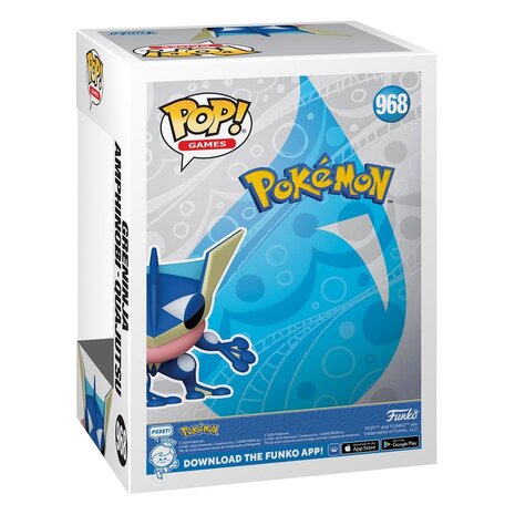 Funko Pokemon POP! Games Vinyl Figure Greninja #968 Funko Pokemon POP! Games Vinyl Figure Greninja #968
