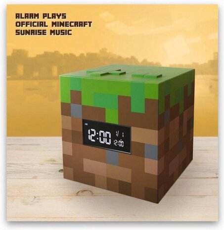 Paladone Minecraft Alarmklok Paladone Minecraft Alarmklok
