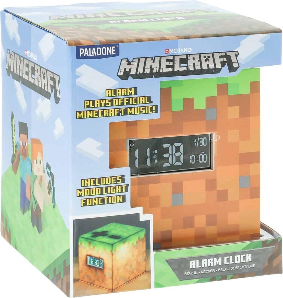 Paladone Minecraft Alarm Clock Paladone Minecraft Alarm Clock