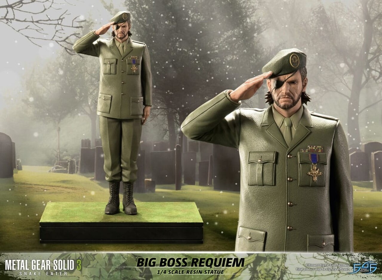 First 4 Figures Metal Gear Solid 3: Snake Eater Statue 1/4 Big Boss Requiem 55 cm First 4 Figures Metal Gear Solid 3: Snake Eater Statue 1/4 Big Boss Requiem 55 cm