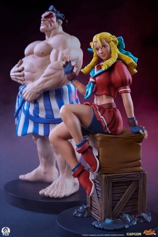 PCS Street Fighter Street Jam Statuen 1/10 Karin & E. Honda