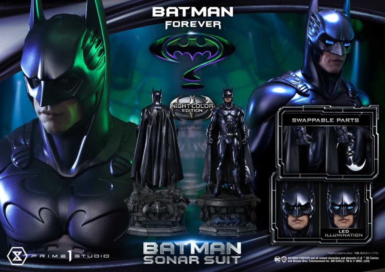 Prime 1 Studio Batman Forever Museum Masterline Series Statue 1/3 Batman Sonar Suit Night Color Edition 95 cm Prime 1 Studio Batman Forever Museum Masterline Series Statue 1/3 Batman Sonar Suit Night Color Edition 95 cm