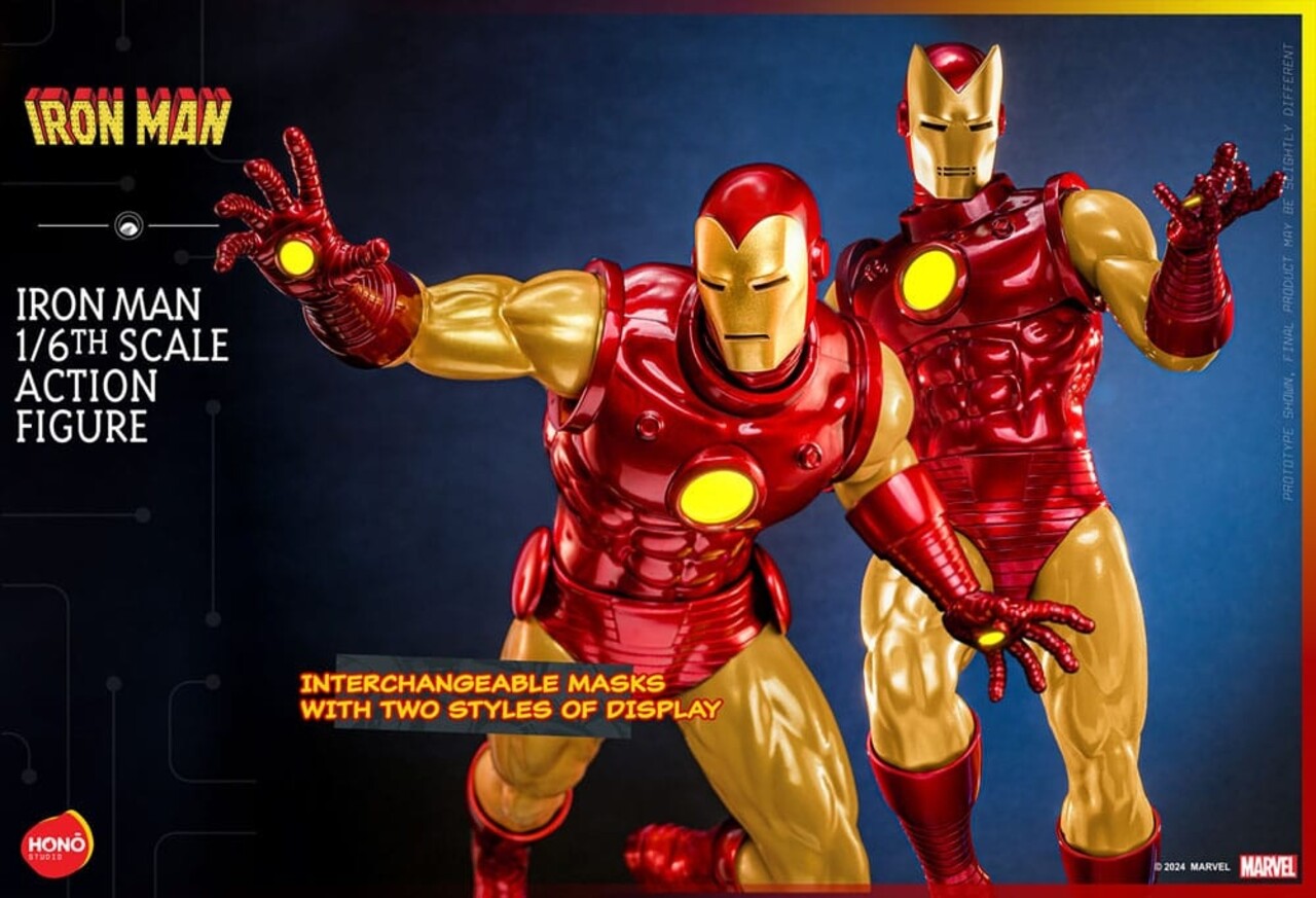 Hono Studio Marvel Action Figure 1/6 Iron Man 32 cm Hono Studio Marvel Action Figure 1/6 Iron Man 32 cm