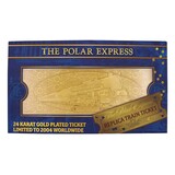 FaNaTtiK Polar Express Replica Train Ticket 24k Gold Plated Limited Edition FaNaTtiK Polar Express Replica Train Ticket 24k Gold Plated Limited Edition