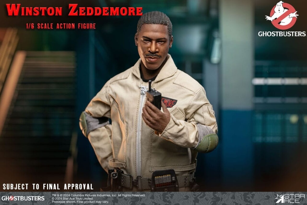 Star Ace Toys Ghostbusters (1984) Action Figure 1/6 Winston Zeddemore 30 cm Star Ace Toys Ghostbusters (1984) Action Figure 1/6 Winston Zeddemore 30 cm