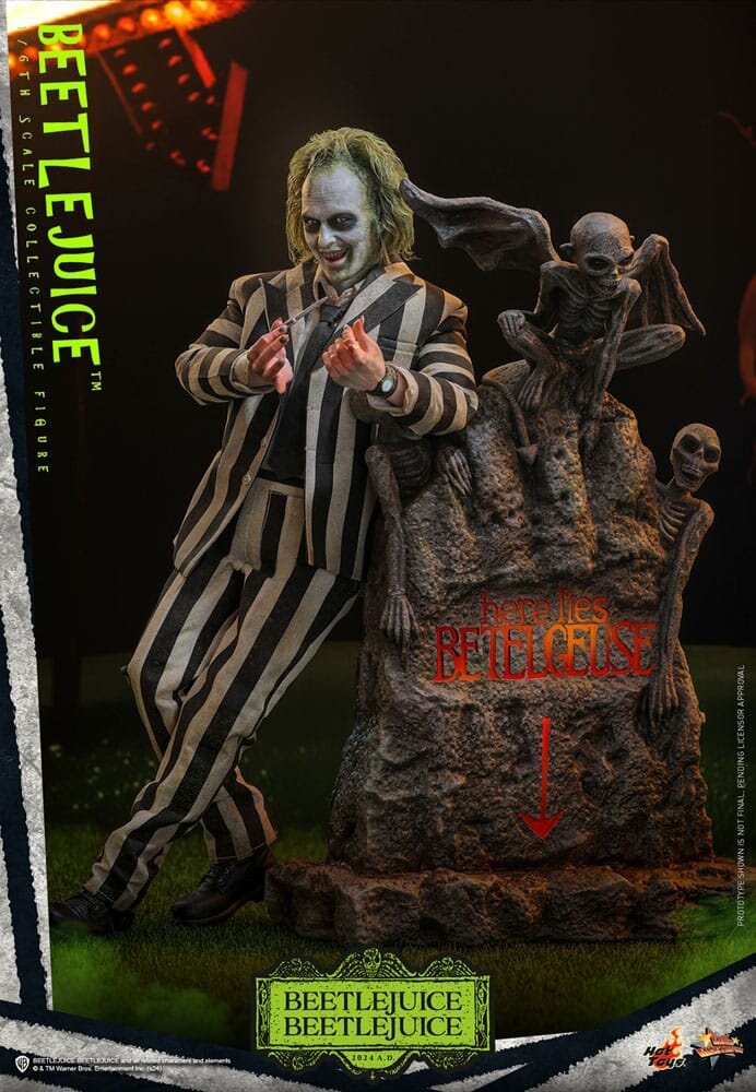 Hot Toys Beetlejuice Beetlejuice Action Figure 1/6 Beetlejuice 30 cm Hot Toys Beetlejuice Beetlejuice Action Figure 1/6 Beetlejuice 30 cm