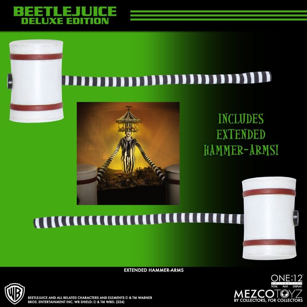 Mezco Toyz Beetlejuice Action Figure 1/12 Beetlejuice Deluxe Edition 18 cm Mezco Toyz Beetlejuice Action Figure 1/12 Beetlejuice Deluxe Edition 18 cm