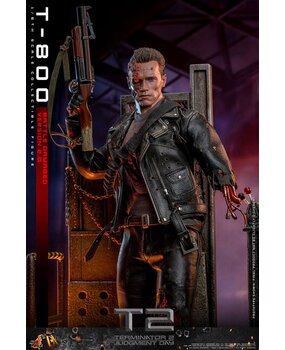 Hot Toys Terminator 2 Action Figure 1/6 T-800 Battle Damaged Version 2.0 32 cm Hot Toys Terminator 2 Action Figure 1/6 T-800 Battle Damaged Version 2.0 32 cm