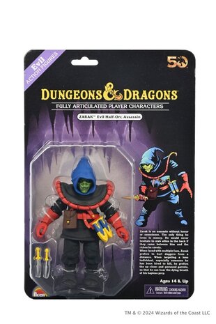 Neca Dungeons and Dragons Scale Action Figure 50th Anniversary Zarak on Blister Card 18 cm Neca Dungeons and Dragons Scale Action Figure 50th Anniversary Zarak on Blister Card 18 cm