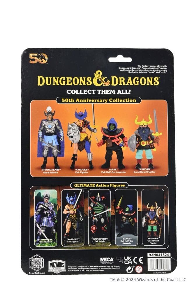 Neca Dungeons and Dragons Scale Action Figure 50th Anniversary Zarak on Blister Card 18 cm Neca Dungeons and Dragons Scale Action Figure 50th Anniversary Zarak on Blister Card 18 cm
