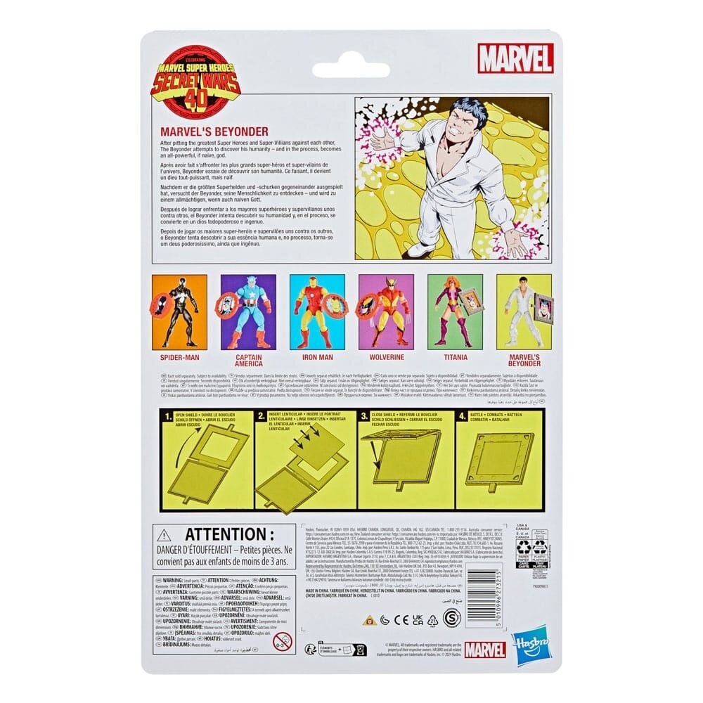 Hasbro Secret Wars Marvel Legends Retro Action Figure Marvel's Beyonder 15 cm Hasbro Secret Wars Marvel Legends Retro Action Figure Marvel's Beyonder 15 cm