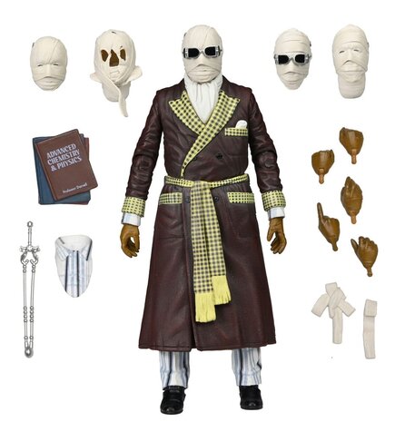 Neca Universal Monsters Action Figure Ultimate Invisible Man (Kemp House) (Color) 18 cm Neca Universal Monsters Action Figure Ultimate Invisible Man (Kemp House) (Color) 18 cm