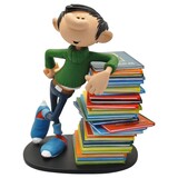 Plastoy Gaston Statue Gaston Stack of Comics 16 cm Plastoy Gaston Statue Gaston Stack of Comics 16 cm