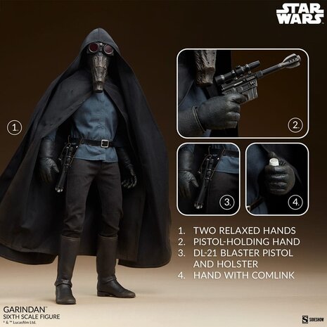Sideshow Collectibles Star Wars Episode IV Scum & Villainy Action Figure 1/6 Garindan 30 cm Sideshow Collectibles Star Wars Episode IV Scum & Villainy Action Figure 1/6 Garindan 30 cm