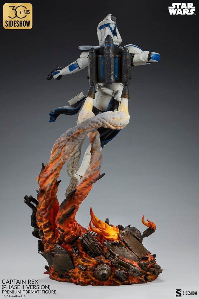 Sideshow Collectibles Star Wars Premium Format Figure Captain Rex (Phase 1 Version) Sideshow Exclusive 68 cm Sideshow Collectibles Star Wars Premium Format Figure Captain Rex (Phase 1 Version) Sideshow Exclusive 68 cm