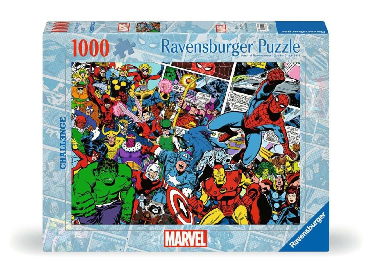 Ravensburger Marvel Comics Challenge Puzzel (1000 stukken) Ravensburger Marvel Comics Challenge Puzzel (1000 stukken)