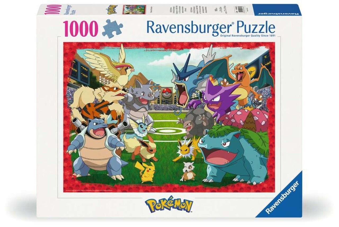 Ravensburger Pokémon Confrontatie Puzzel (1000 stukken) Ravensburger Pokémon Confrontatie Puzzel (1000 stukken)