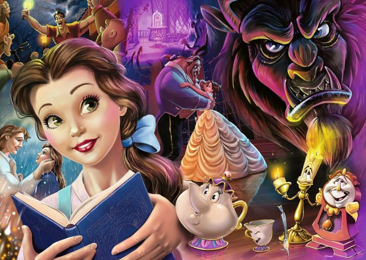 Ravensburger Disney Prinsessen Belle en het Beest Puzzel (1000 stukken) Ravensburger Disney Prinsessen Belle en het Beest Puzzel (1000 stukken)