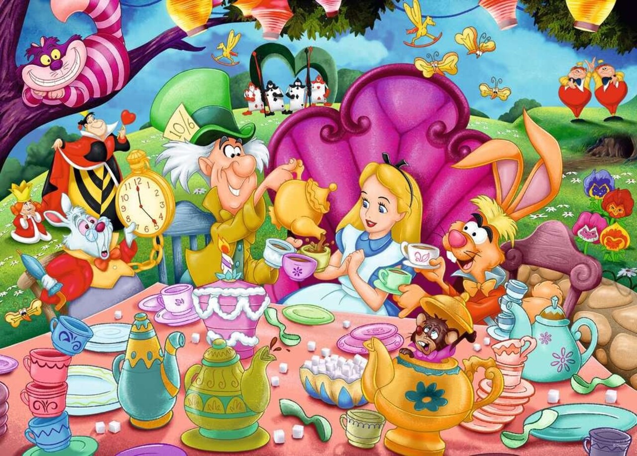 Ravensburger Disney Alice in Wonderland Puzzel (1000 stukken) Ravensburger Disney Alice in Wonderland Puzzel (1000 stukken)