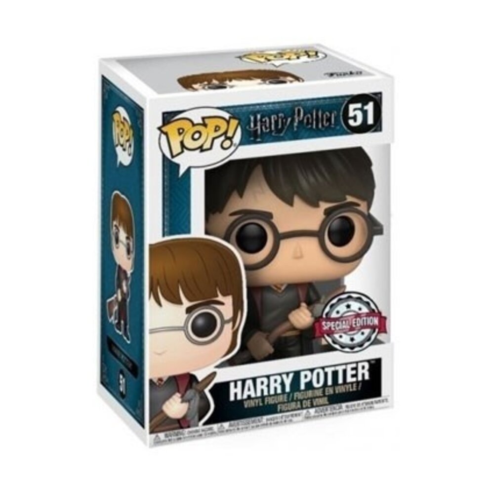 Funko Harry Potter POP! Movies Vinyl Figure Harry with Firebolt Exclusive #51 Funko Harry Potter POP! Movies Vinyl Figure Harry with Firebolt Exclusive #51