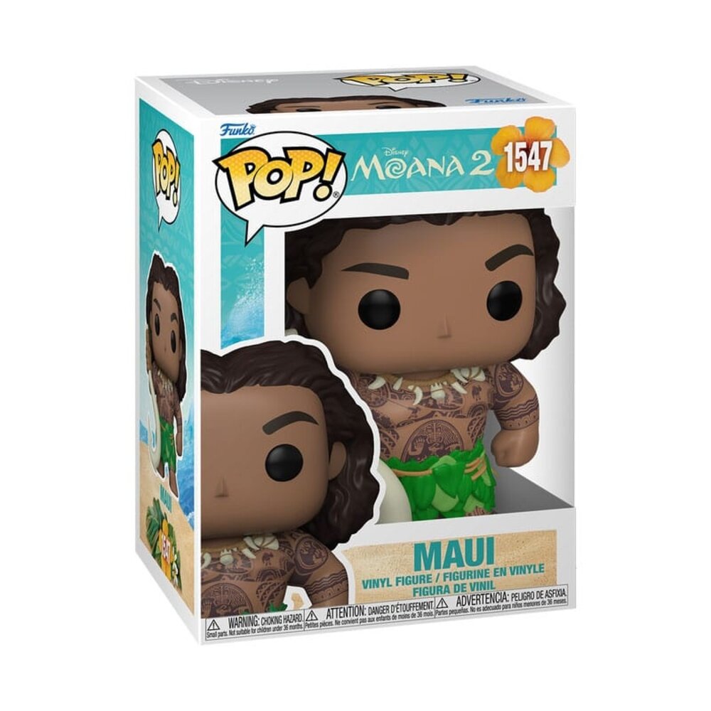 Funko Moana 2 POP! & Buddy Vinyl Figure Maui with Fish Hook #1547 Funko Moana 2 POP! & Buddy Vinyl Figure Maui with Fish Hook #1547