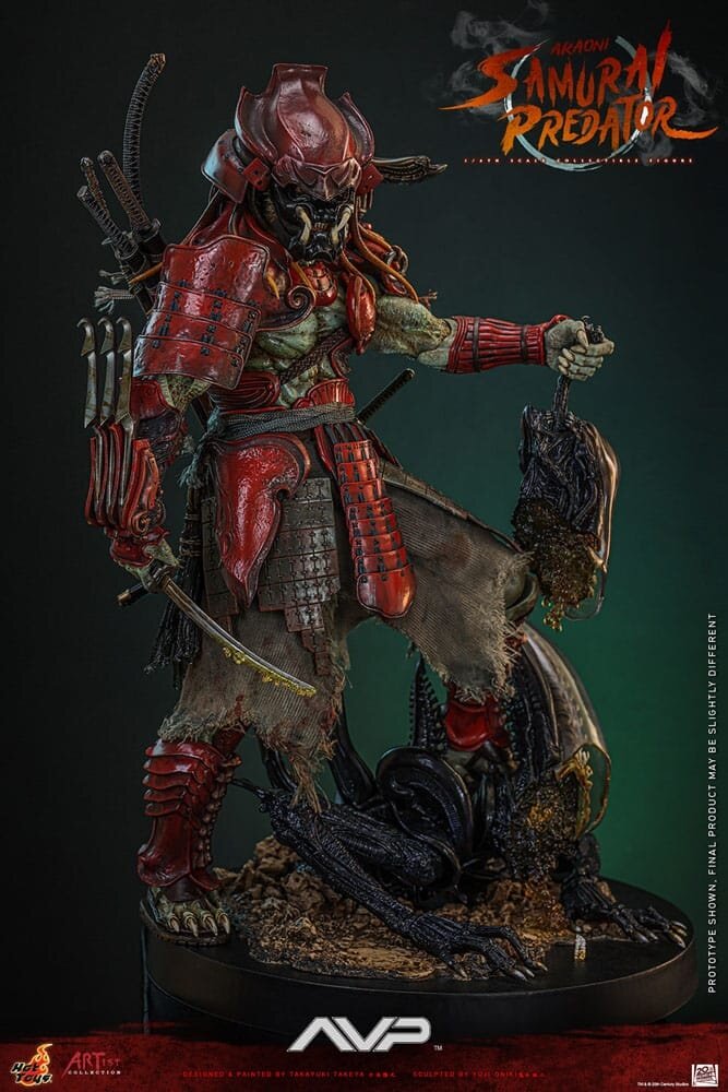 Hot Toys Alien vs. Predator Artist Collection Action Figure 1/6 Akaoni Samurai Predator 35 cm Hot Toys Alien vs. Predator Artist Collection Action Figure 1/6 Akaoni Samurai Predator 35 cm